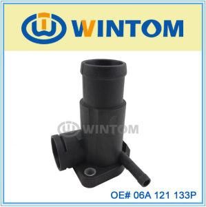 Hot Selling Coolant Water Flange, Plastic Thermostat for Vw (06A 121 133P)