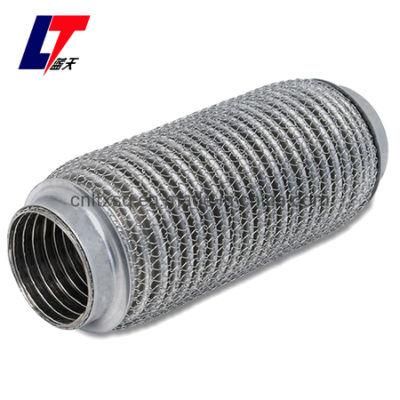 2&quot;X8&quot; Heavy Duty Stainless Steel Exhaust Flexible Pipe Interlock Tip 8&quot; Ol for Car