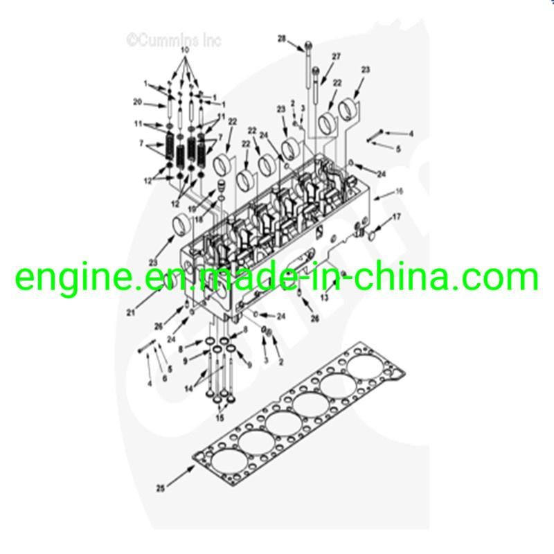 Qsx15 Valve 4965868 4059216 3685996 4101454 Seal 3685997 4356366 4026791