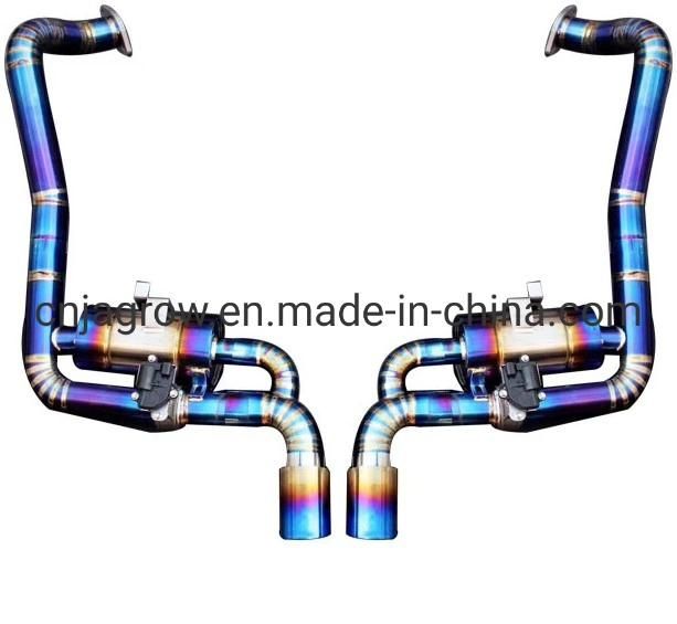 for Cayman 718 2.0t Titanium Exhaust System with Electronic Valve