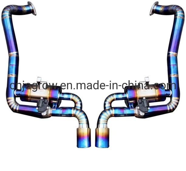 for Cayman 718 2.0t Titanium Exhaust System with Electronic Valve