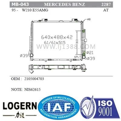 Mechanical Aluminum Radiator for Benz W210/E55amg&prime;95 at Dpi: 2287