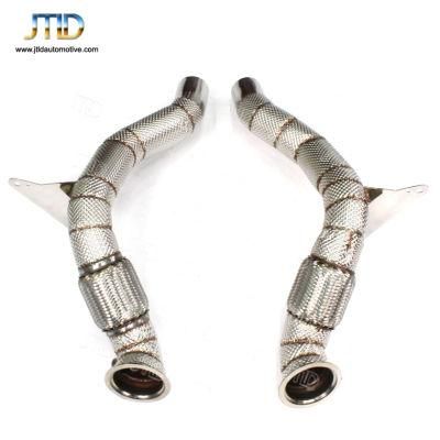 China Factory Price Exhaust Downpipe with Heat Shield for Ferrari 488