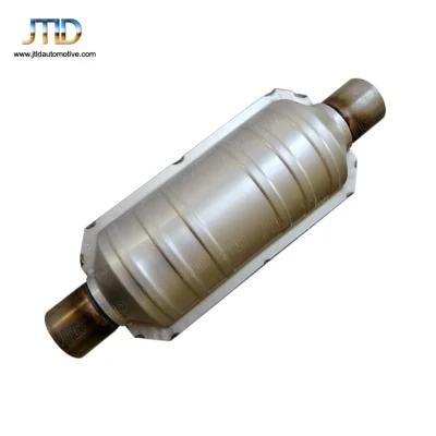 Universal Performance Stainless Steel High Flow Ceramic and Metal Honeycomb Catalytic Converter with OEM Grade