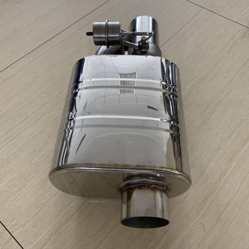 Remote Control Stainless Steel Exhaust Muffler Silencer with Valve