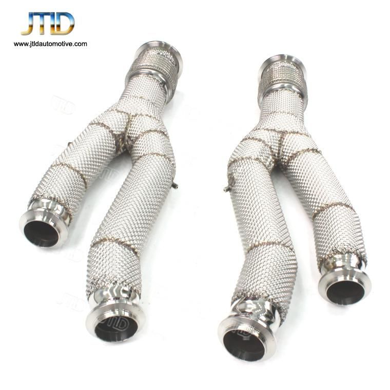 High Quality 304 Ss Heatshield Exhaust Downpipe for Lamborghini Lp700 720 750