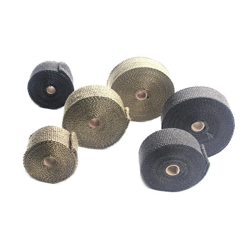 New 5m Thermal Exhaust Tape Exhaust Pipe Wrap Header Heat Resistant Cloth for Car Motorcycle Exhaust System Heat Wrap