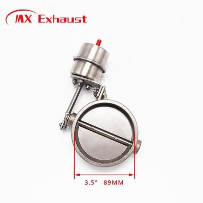 SS304 Stainless Steel Pneumatic Vacuum Valve Cutout for Universal Car Exhaust System Refit 2.5/3/3.5 Inchi