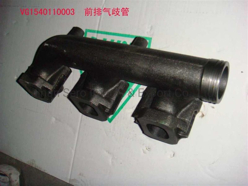 Original Exhaust Manifold Vg1540110003 for Sinotruk HOWO Truck Diesel Engine Spare Auto Spare Parts Accessories