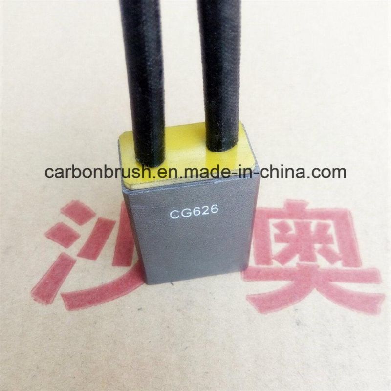 Supplying Carbon Brush CG626 Used in High Voltage Slip Ring