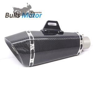 Universal Carbon Fiber Racing Motorcycle Exhaust Mufflers for Sportbike