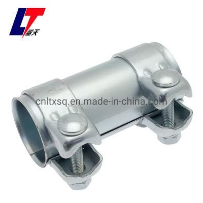 2inch, 2.5inch, 3.0inch Exhaust Pipe Connector Heavy Duty Sleeve Double Clamp for Tube Adapter Joiner VAG
