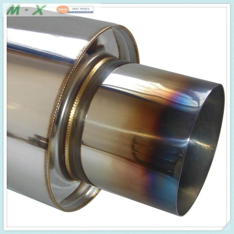 Hot Sales Universal Performance Titanium Silence Muffler Tip Silencer Tail Throat Exhaust Pipe for Car for Hks