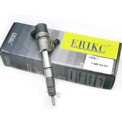 Erikc 0 445 110 357 Diesel Engine Ca4d28cr2l Fuel Injector 0445110357 Spare Parts Common Rail Injection 0445 110 357