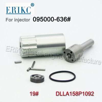 095000-6360 (8-97609788-3) Denso Common Rail Injector 095000-6363 Repair Kit 19# Valve Plate and Nozzle Dlla158p844 \ Dlla158p1092