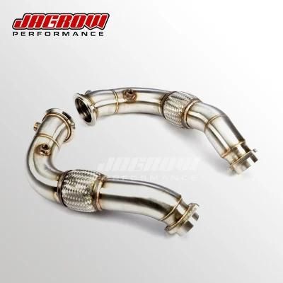 3&prime;&prime; F10 M5 F12 F13 F06 M6 Catless Downpipe 2012+ for BMW