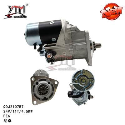 Hot Sell 24V 11t 4.5kw Starter for Nissan Fe6 2330025512 Engine Parts