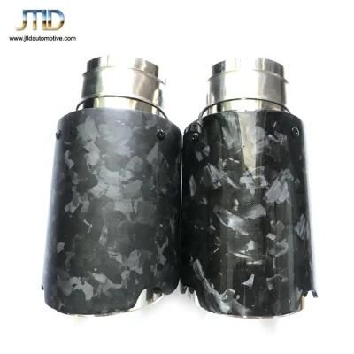 Performance Pure Forged Carbon Fiber Exhaust System Pipe Tip for Akrapovic