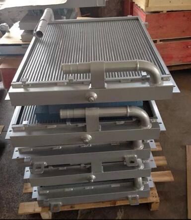 PC400 Excavator Radiator, PC400 Excavator Oil Cooler 208-03-75111 208-03-76110