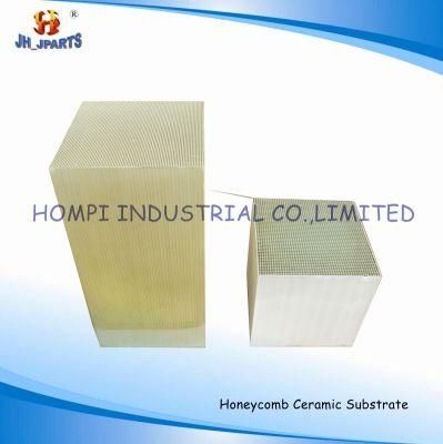 Honeycomb Ceramic Substrate Catalyst with Metal Shell Catalytic Converters