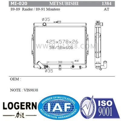 Auto Aluminum Radiator for Nissan Raider&prime;89/Montero&prime;89-91 at Dpi: 1384