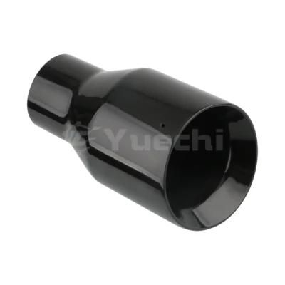 New Design Black Stainless Steel Single Pipe Exhaust Muffler