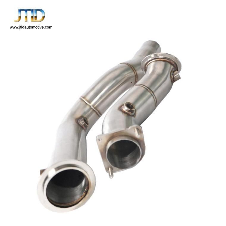 Stainless Steel Exhaust Pipe Exhaust Downpipe for S55 F80/F82/F83 M3/M4 Catless Downpipe 2014 +