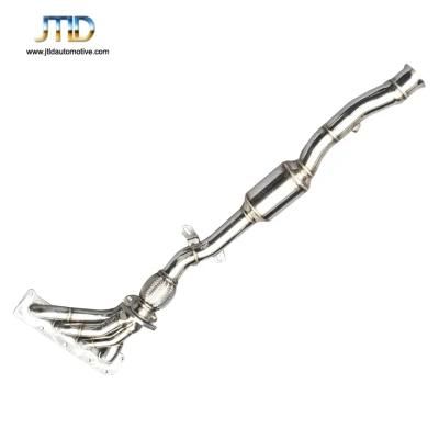with Cat Stainless Steel Exhaust Header Manifold and Downpipe for Toyota Sienna