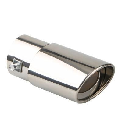 Chrome Straight Exhaust Muffler Tip Stainless Steel Tail Pipe