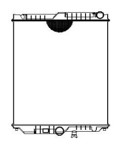 Truck Radiator for Ud 380 OE#21410-07z67
