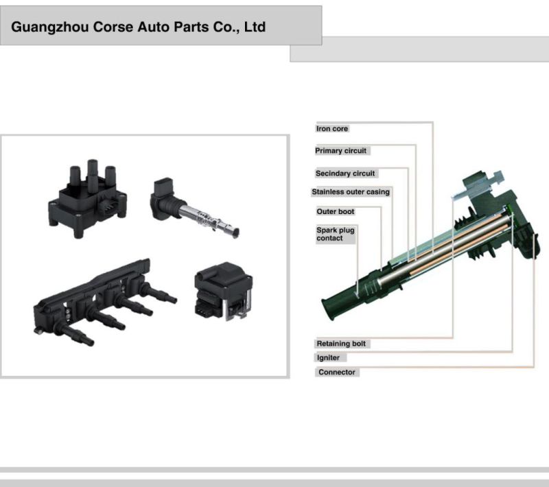 High-Level Car Ignition Coil OEM 90919-02239 Universal Ignition Coil for Mr 2 III (ZZW3_) 1999-2007 1.8 16V Vt-I (ZZW30)