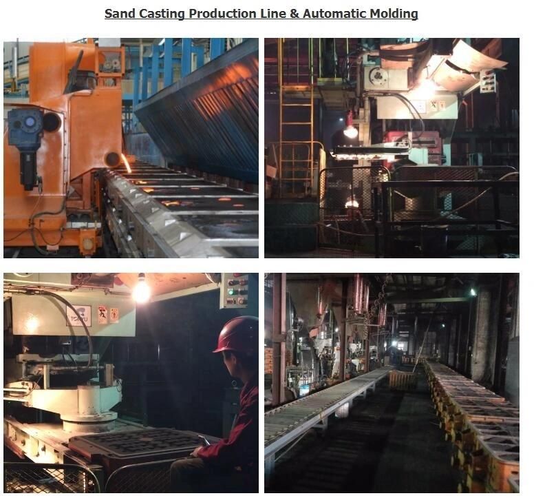 Metal Foundry Iron Green Sand Casting Car Exhaust Manifold