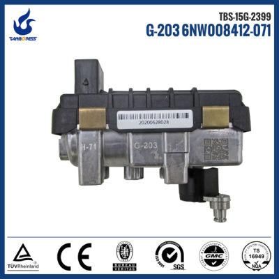 electric actuator GT1749V W18 G-203 REA 712120-0203 6NW008412-071 for Audi