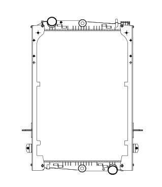 HD Truck Radiator for Daf F85 92- OEM: 1628621, 61427A