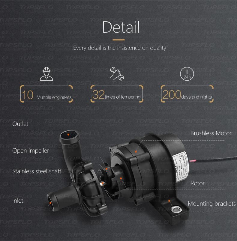PWM /Diagnosis and Protection Functions Vehicle Inverter Cooling System Pump