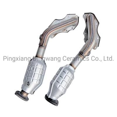 High Efficiency Exhaust Catalyst Toyota Catalytic Converters for Crown Reiz 3.0 with Full Welding