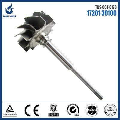 Toyota CT16V Turbine shaft &amp; Wheel for 1KD 17201-30100 17201-30160 17201-30190 17201-30101 Water cooled