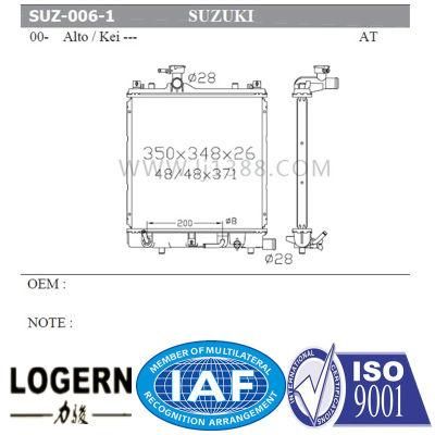 Aluminum Radiator for Suzuki Alto/Kei&prime;00-03/Wagon&prime;03- at