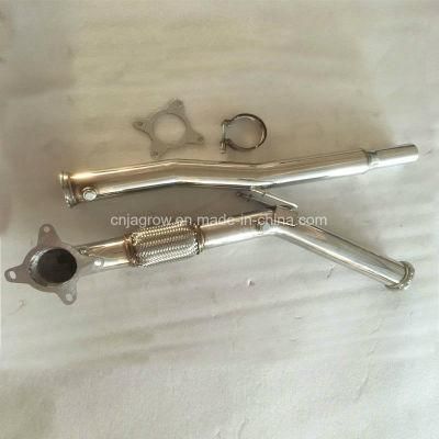 Stainless Steel Turbo Exhaust Downpipe 3&prime;&prime; for VW Golf Gti Audi A3 S3 Jetta with Catalytic Converter