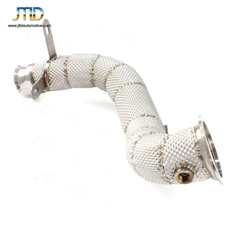 Heatshield 304 Ss Factory Price Exhaust Downpipe for Benz W205 Right