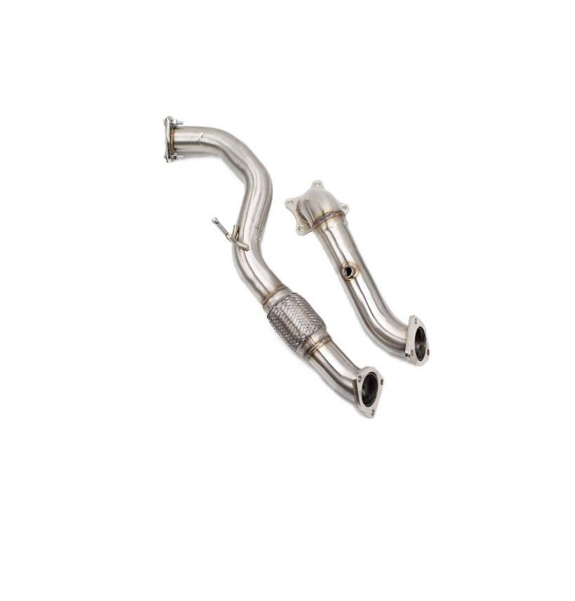 Stainless Catless Down Pipe Downpipe for Honda Civic 16-18 1.5 Turbo Ex Si FC Fk7