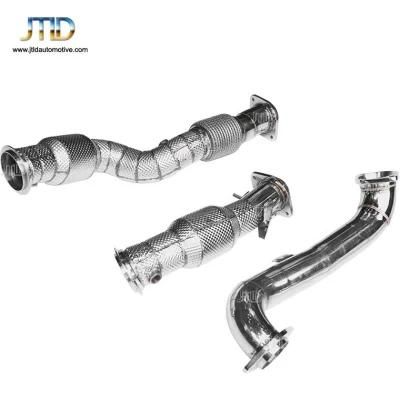 304 Stainless Steel Active Exhaust Downpipe for BMW G80 M3 G82 M4