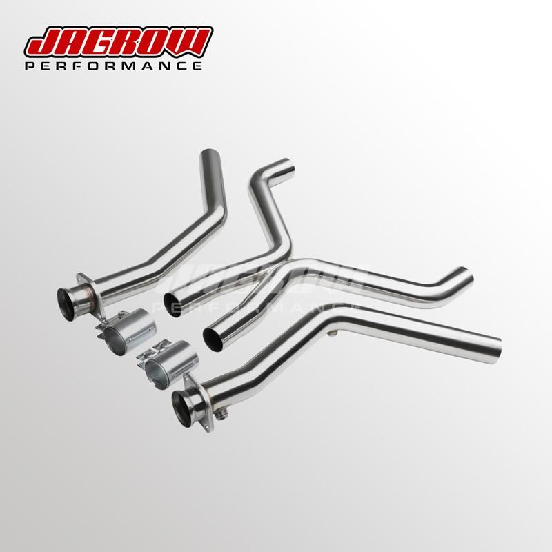 for 2011 to 2014 Ford Mustang Stainless Steel X -Pipe Exhaust Downpipe 3.7L V6 2012 2013