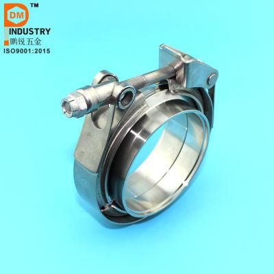 4.0 Inch Quick Release V-Band Clamp with Male Female Flange