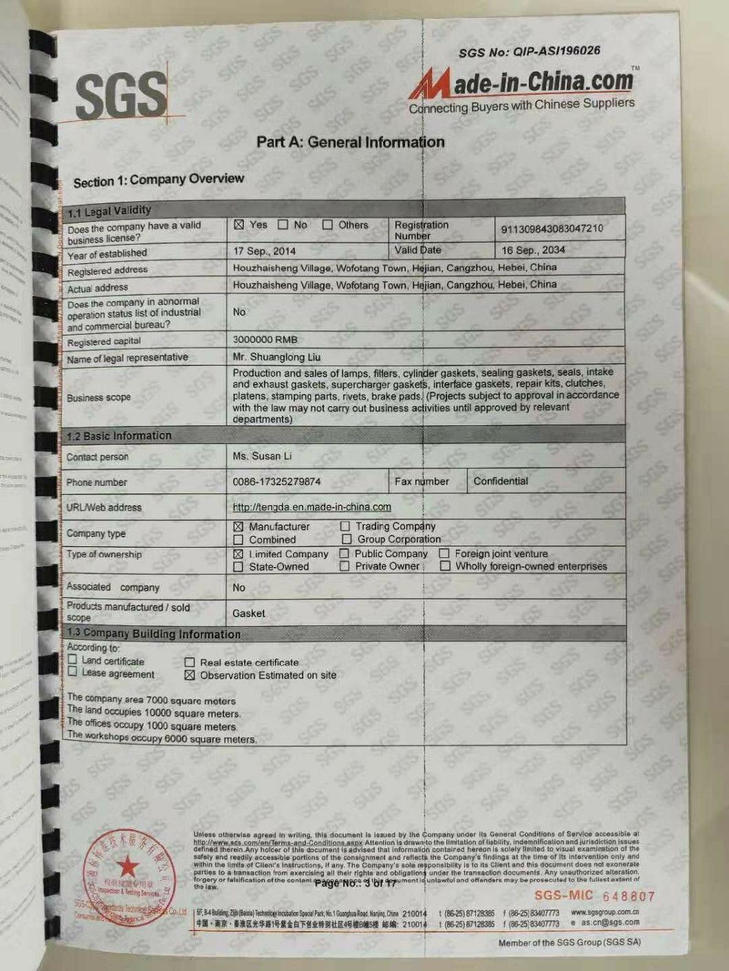 Best Quality Engineering Machinery Trucks Engine Parts Oil Filter OEM 26300-42030