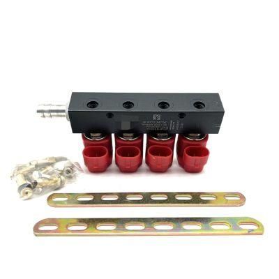 Car Accessories Factory Directly Supply Fuel Injection Kit for Motorcycle LPG Injector Rail with Italy Injector Nozzle Plastic