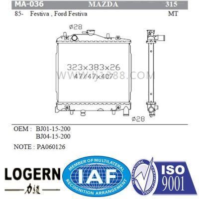 Alloy Auto Radiator for Mazda Festiva/Ford Festiva&prime;85- Mt Dpi: 315