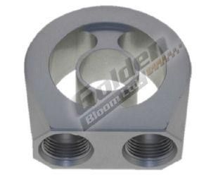 Billet CNC Machining Thermostat Oil Adapter