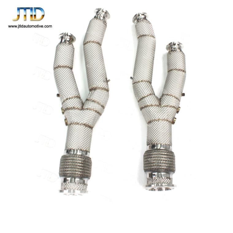 High Quality 304 Ss Heatshield Exhaust Downpipe for Lamborghini Lp700 720 750