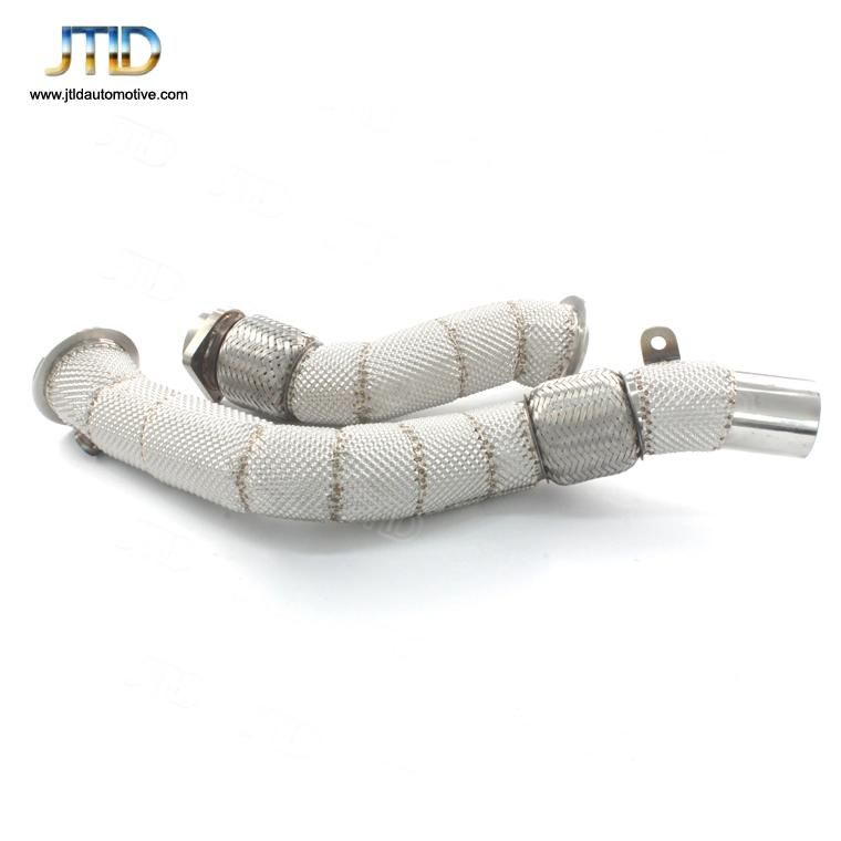 Made in China Exhaust Downpipe with Heat Shield for BMW M3 M4